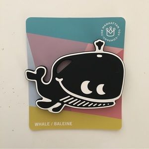 NEW Silicone Teether Whale for Infant Baby 3M+ BPA free | Manhattan Kids